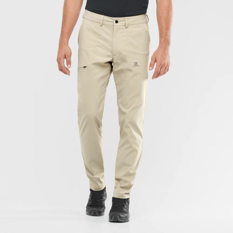 Pantalones Deportivos Salomon Wayfarer City Hombre Beige | MX UDEZ590